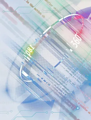 科技立体炫酷装饰图案免抠