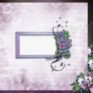 花朵相框图片免抠