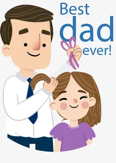 给女儿扎辫子免抠