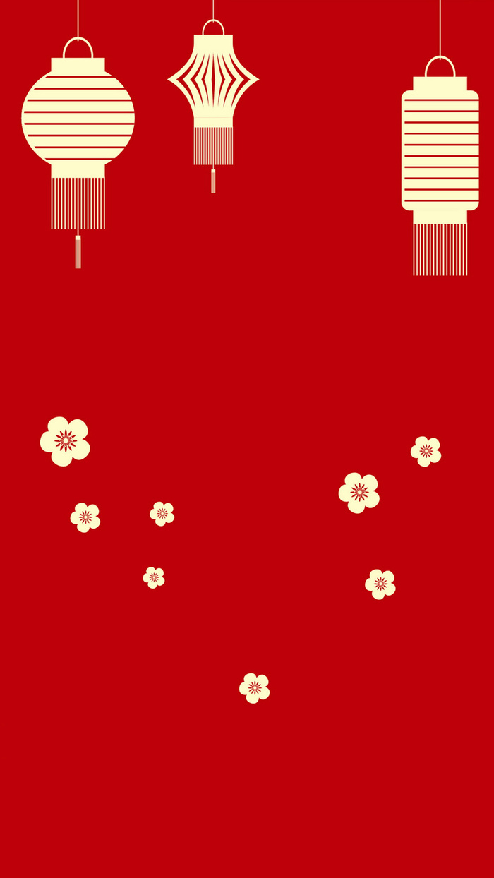 新年灯笼背景高清