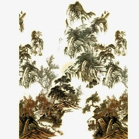 水墨画免抠