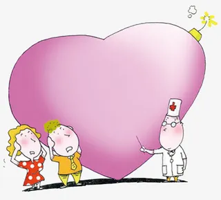 卡通心脑血管元素免抠