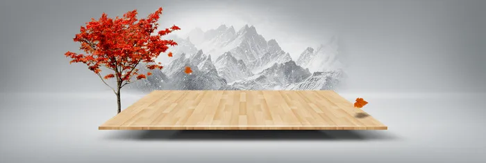 一叶知秋意境背景高清
