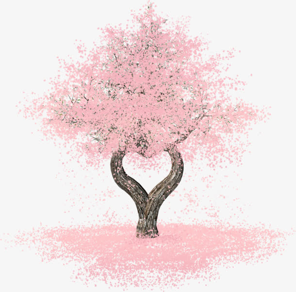 樱花树免抠