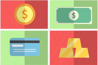 金融经济货币图标矢量免抠