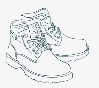 一双靴子免抠