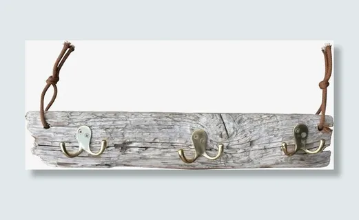 地中海风格实木挂钩素材免抠免抠