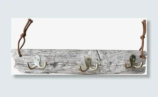 地中海风格实木挂钩素材免抠免抠