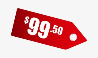 红色热卖价签免抠