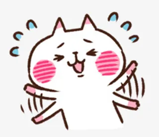 创意可爱开心的小猫咪免抠