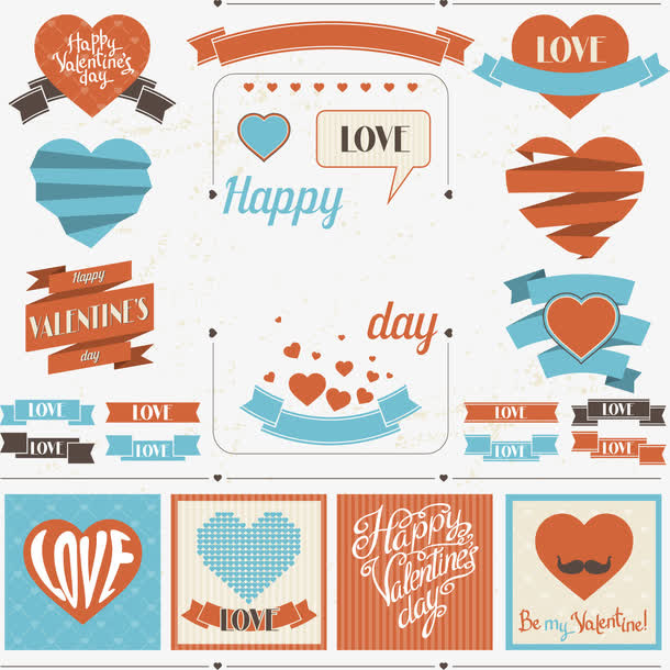 复古标签装饰免抠