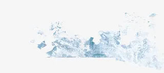 雪白的山峰雪景免抠