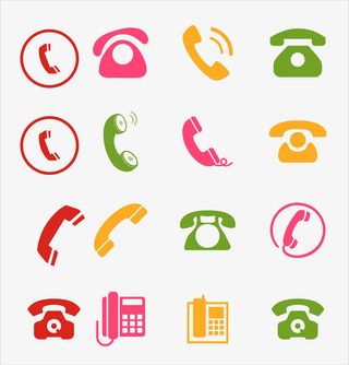 电话图标符号免抠图标元素