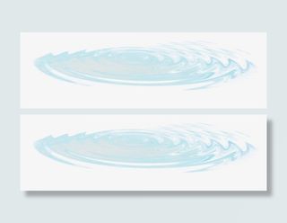 蓝色水旋涡免抠