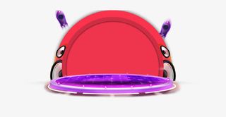 红色 紫色 炫光背景