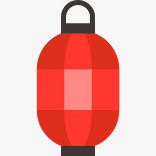 纸灯笼图标免抠