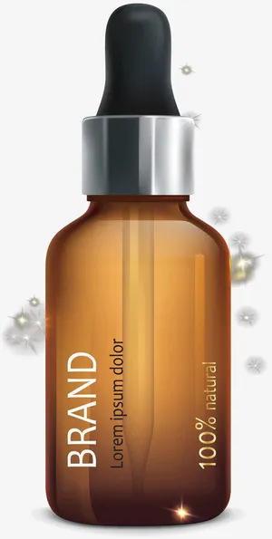 棕色玻璃瓶免抠