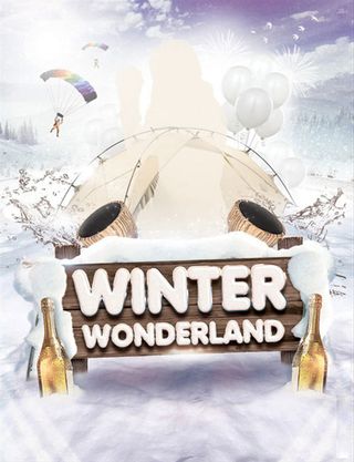 寒假狂欢背景素材高清