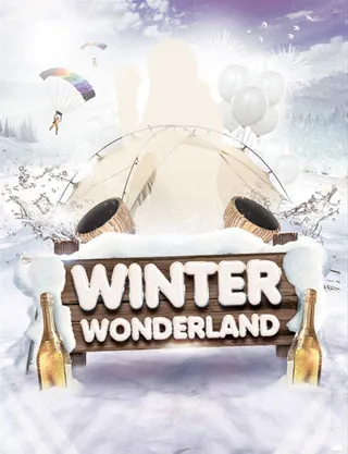 寒假狂欢背景素材高清