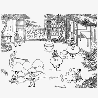 古代街边作坊免抠