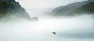 中国风水墨背景banner高清