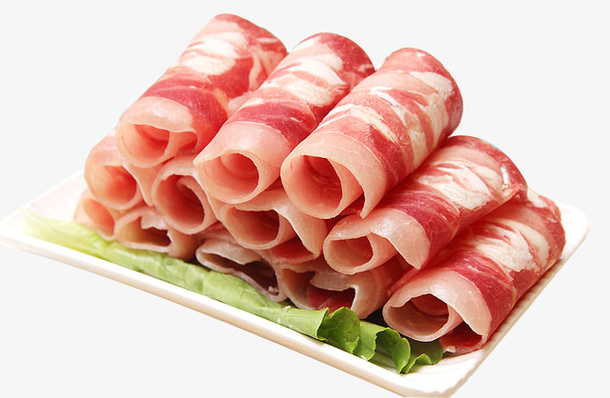 火锅羊肉卷盘免抠
