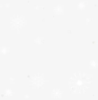 白色漂浮雪花免抠