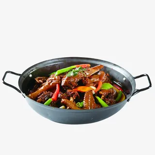 手提干锅鸭食品餐饮免抠