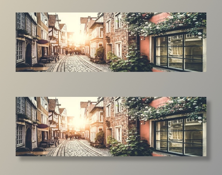 复古街道海报背景免抠背景banner海报元素