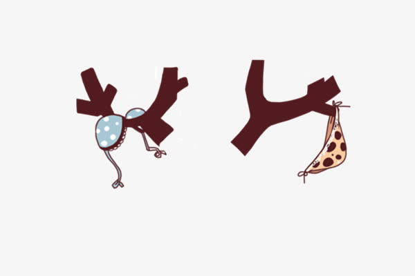 搞怪麋鹿角免抠