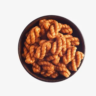 一碟麻花设计素材免抠