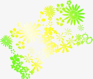 端午节橙色花朵装饰免抠