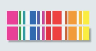 矢量彩色条纹免抠