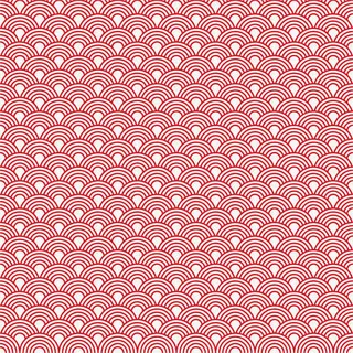 红色中国风海浪背景