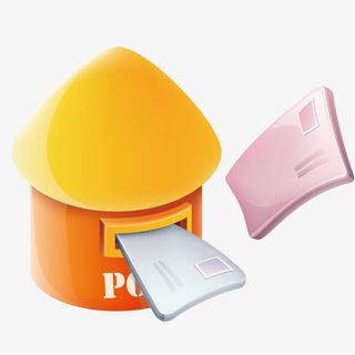 矢量信件纸张免抠