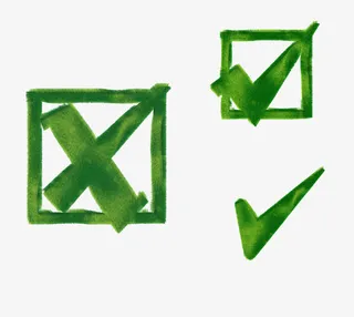 绿色草地组成的对钩叉免抠