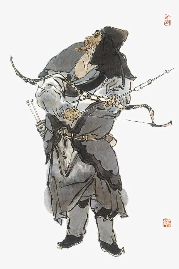 写意人物免抠