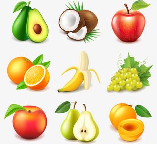 美味的食品美食设计矢量素材,,免抠手绘/卡通卡通元素