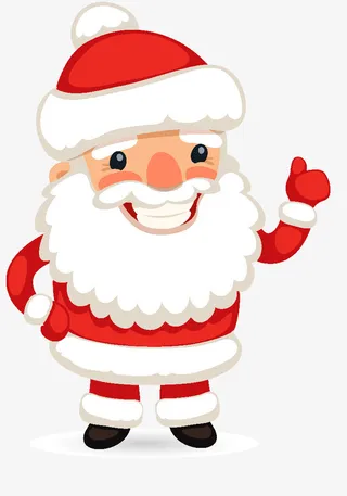 卡通圣诞老人免抠