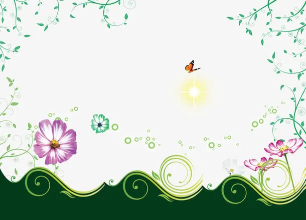 清新花卉免抠