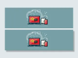 云系统扁平化背景装饰高清