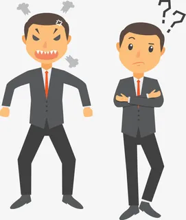 情绪商务小人免抠