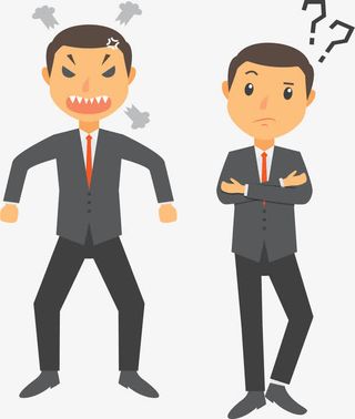 情绪商务小人免抠