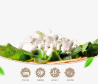 蚕丝被详情页元素免抠