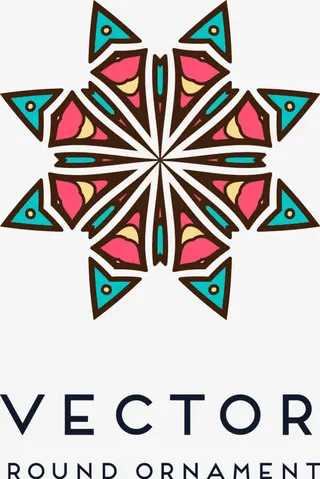 传统装饰花纹免抠