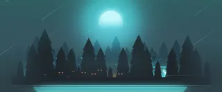 月光背景装饰高清