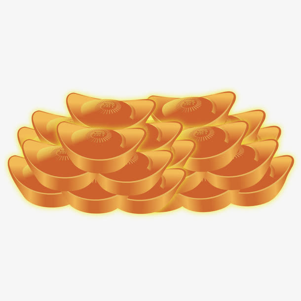 矢量金银财宝免抠