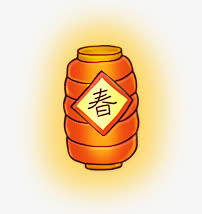 漂浮灯笼免抠