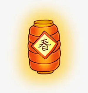 漂浮灯笼免抠