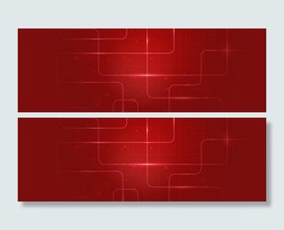 中国红banner高清